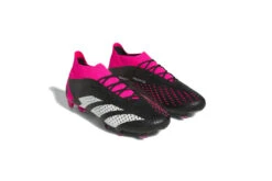 Adidas Predator Accuracy.1 Firm Ground Voetbalschoenen Core Black / Cloud White / Team Shock Pink 2 Heren -Goedkope Bal Meester Winkel 37111502 3