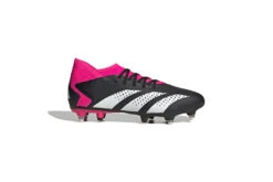 Adidas Predator Accuracy.3 Soft Ground Voetbalschoenen Core Black / Cloud White / Team Shock Pink 2 Heren