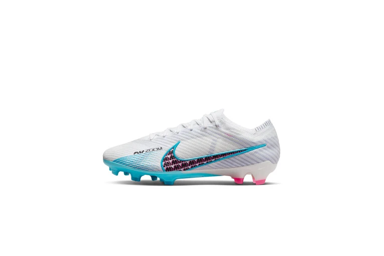 Nike Zoom Mercurial Vapor 15 Elite FG Voetbalschoenen Wit/Pink Blast/Indigo Haze/Baltic Blue Heren 2 Nike Zoom Mercurial Vapor 15 Elite FG Voetbalschoenen Wit/Pink Blast/Indigo Haze/Baltic Blue Heren - Afbeelding 2