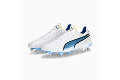 Puma King Ultimate MxSG Voetbalschoen Wit/blue Glimmer/oranje -Goedkope Bal Meester Winkel 37112535 3