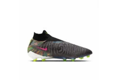 Nike Gripknit Phantom GX Elite Dynamic Fit Fusion FG Voetbalschoenen Zwart/Wit/Blue Glow/Volt Heren