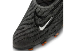 Nike Gripknit Phantom GX Elite FG Voetbalschoen Zwart/grijs/oranje -Goedkope Bal Meester Winkel 37112985 4
