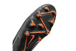 Nike Gripknit Phantom GX Elite FG Voetbalschoen Zwart/grijs/oranje -Goedkope Bal Meester Winkel 37112985 5