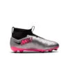 Nike Jr. Zoom Mercurial Superfly 9 Academy XXV MG Voetbalschoenen Metallic Silver/Zwart/Volt/Hyper Pink KIDS