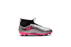 Nike Jr. Zoom Mercurial Superfly 9 Academy XXV MG Voetbalschoenen Metallic Silver/Zwart/Volt/Hyper Pink KIDS